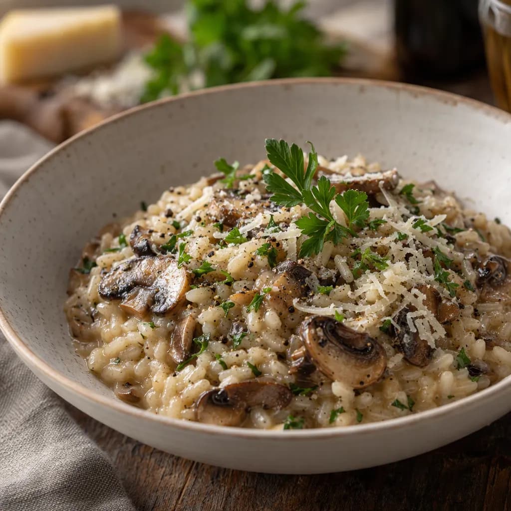 Risotto aux champignons