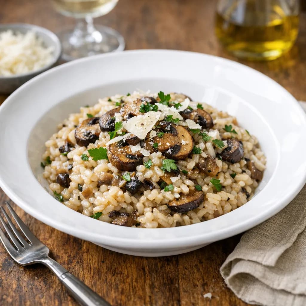 Risotto aux champignons