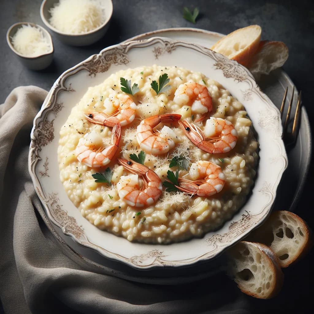 Risotto aux crevettes