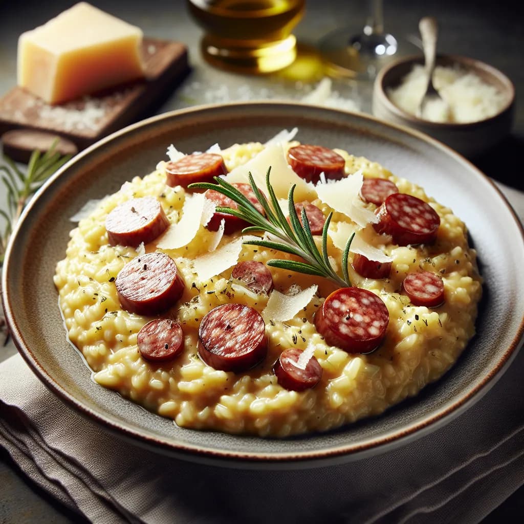 Risotto con Salsiccia di Suino alla Toscana
