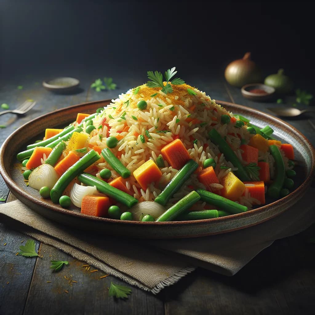 Riz Pilaf aux Légumes