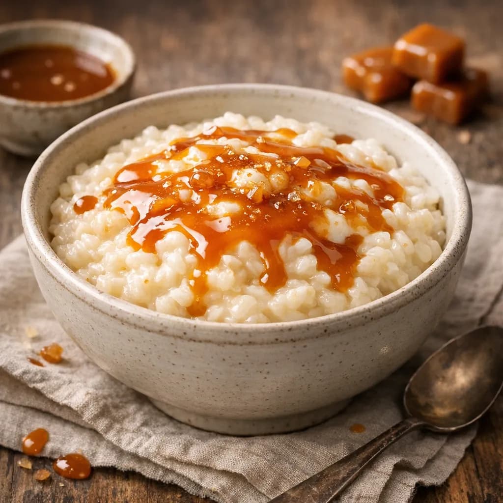 Riz au lait au caramel