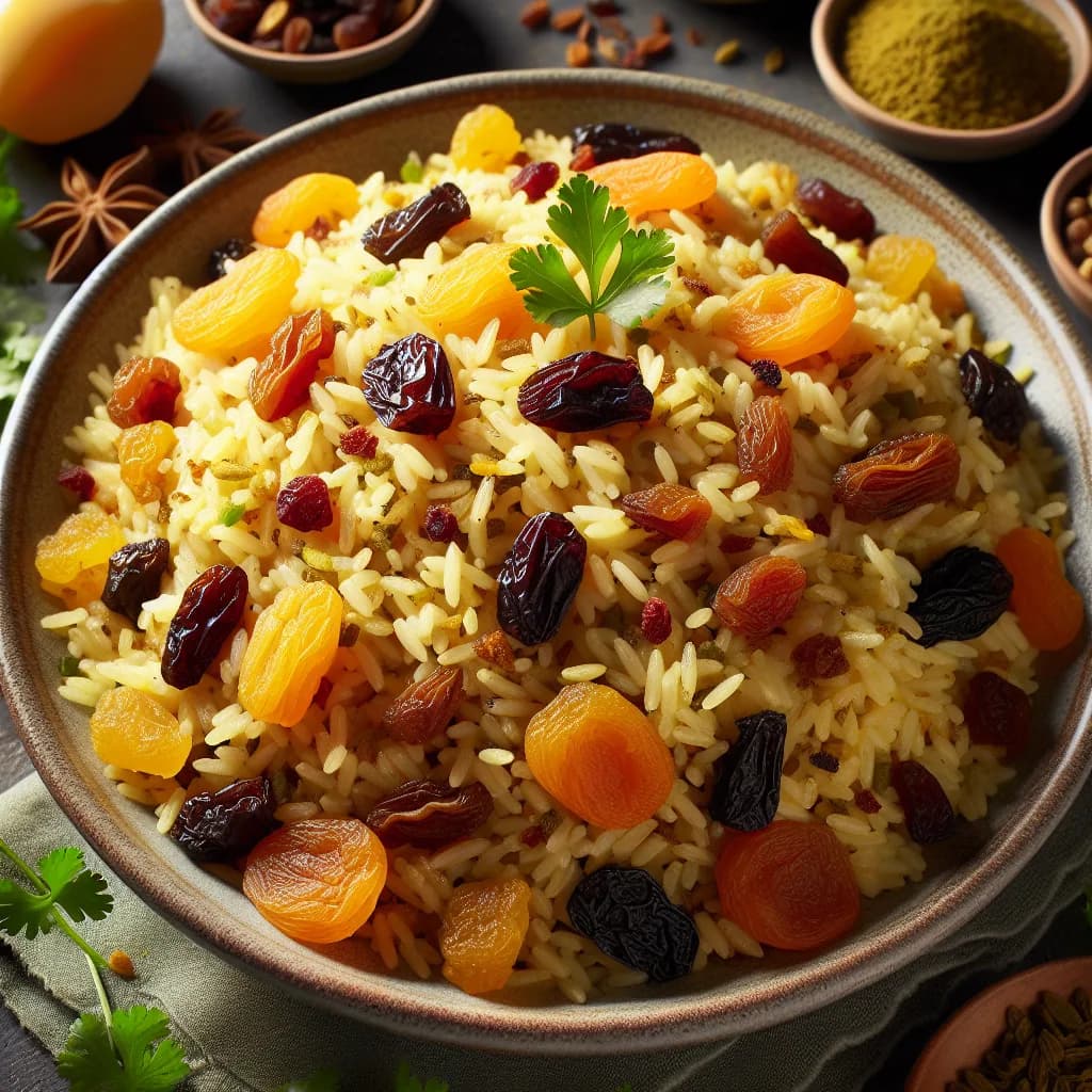 Riz aux Épices et Fruits Secs
