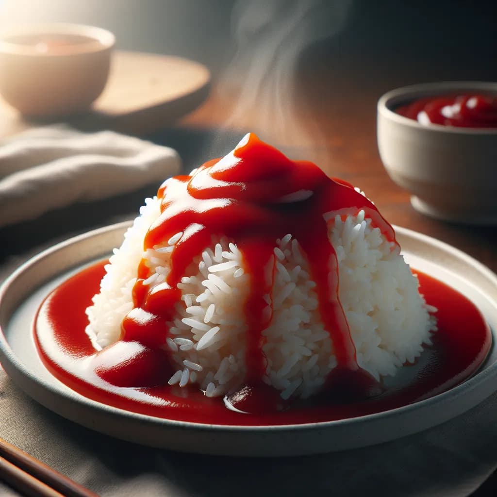 Riz sauté au Ketchup