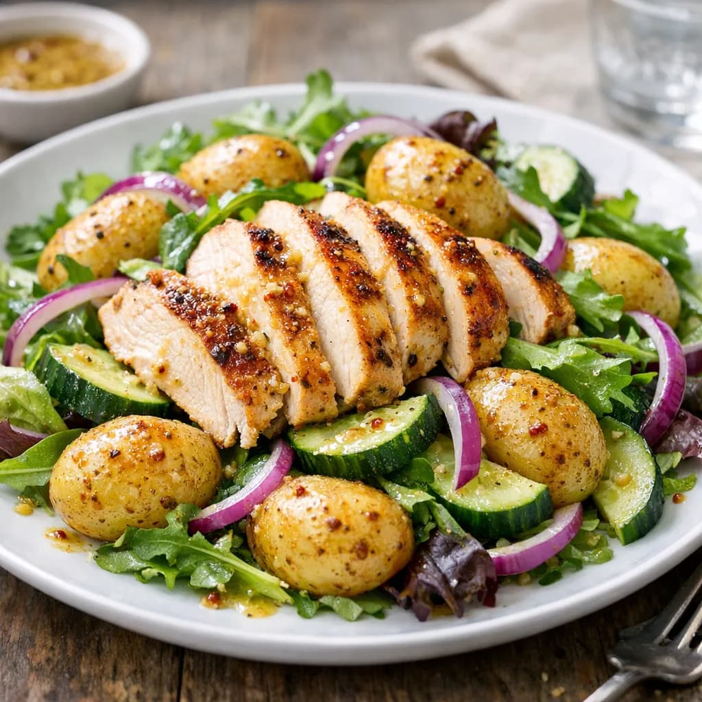 Roasted Chicken and Potato Salad