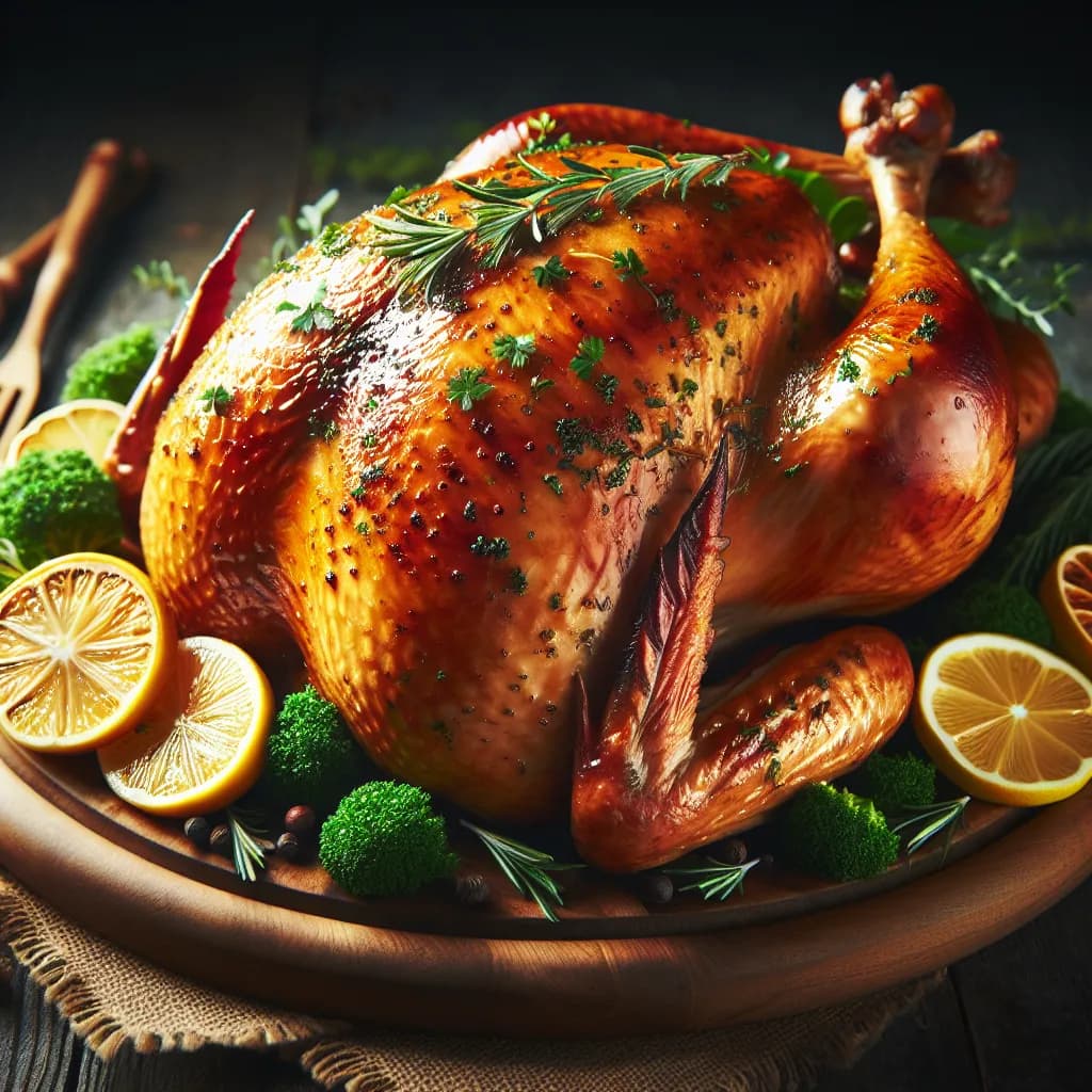 Roasted Turkey with Herb Butter