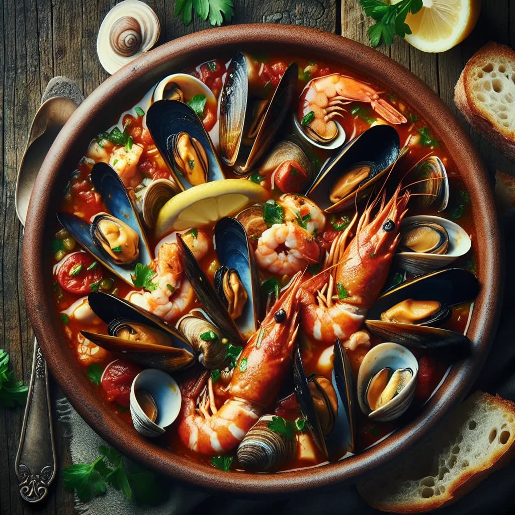Rustic Seafood Cioppino