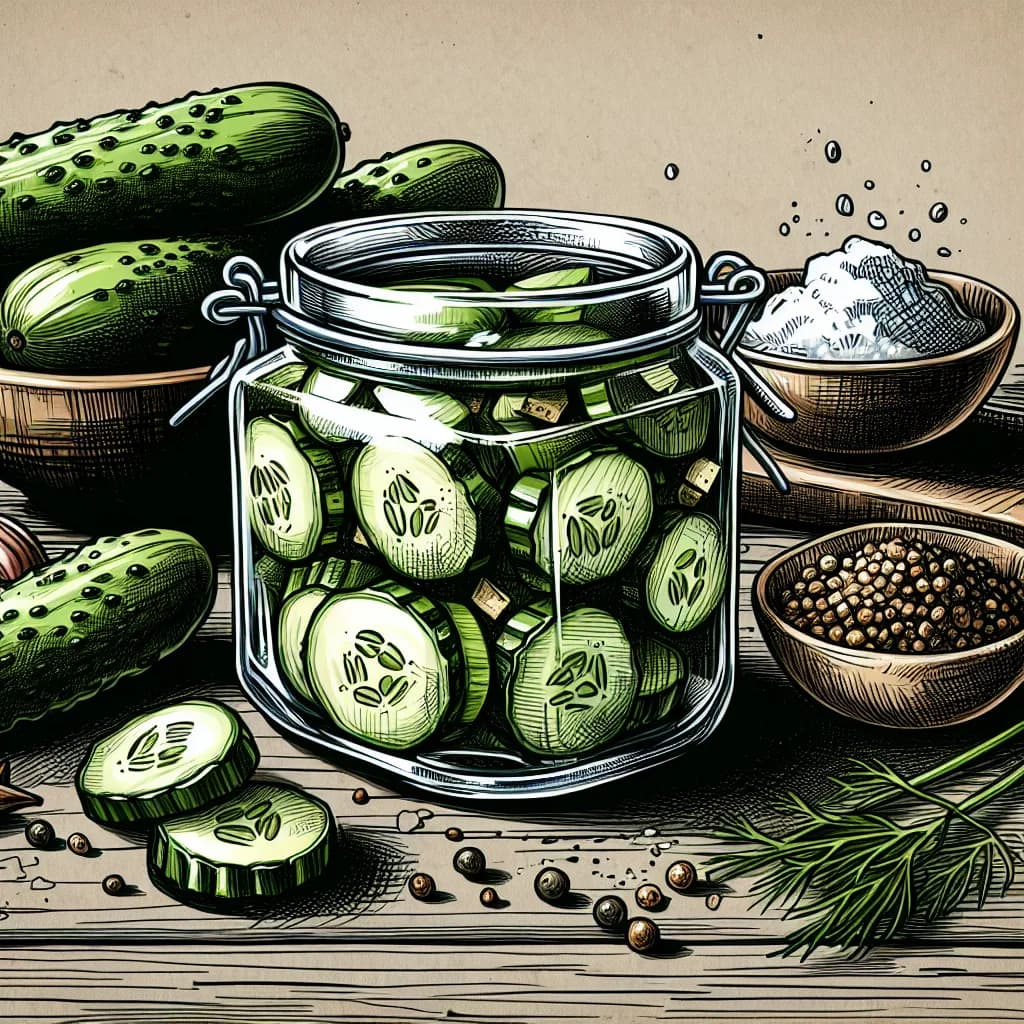 Süß-Saures Gurkenrelish