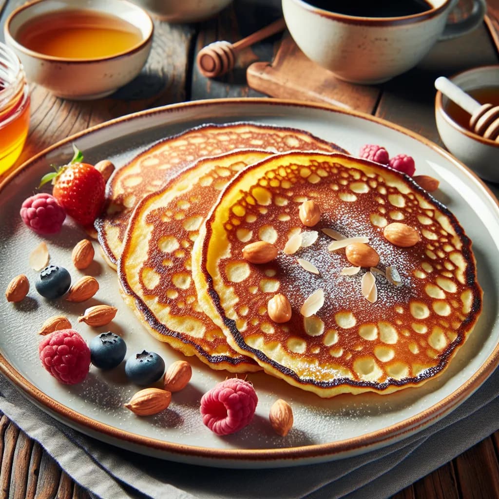 Süße Kichererbsen-Pfannkuchen