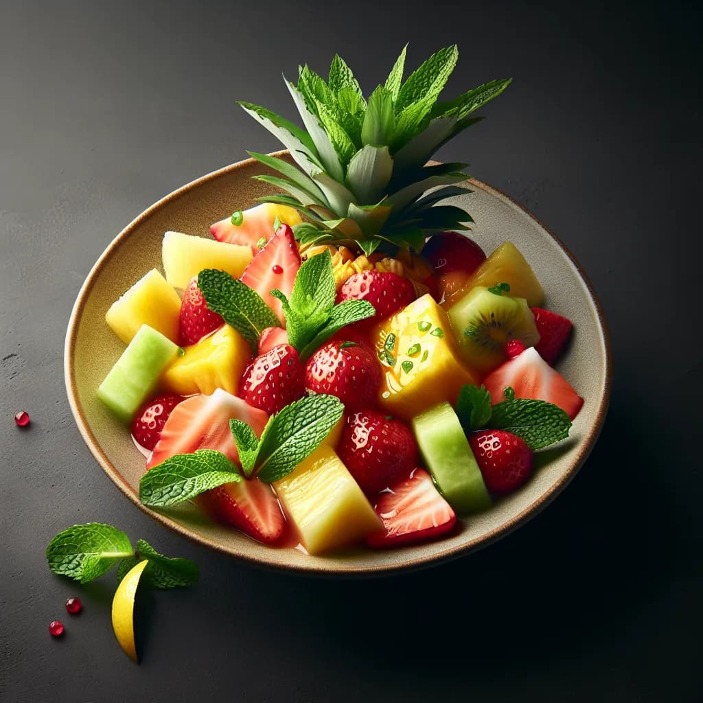 Salade de Fruits au Sirop de Citron