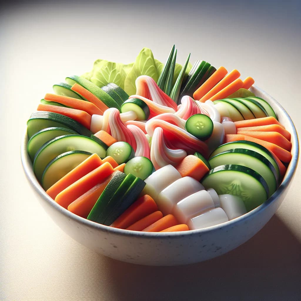 Salade de Konjac et Surimi