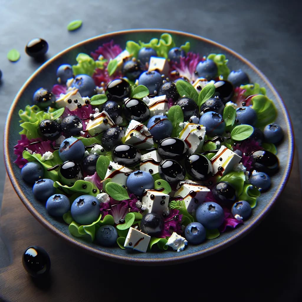 Salade de Myrtilles et Olives
