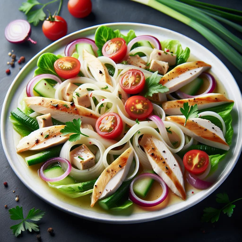 Salade de Poulet et Coeur de Palmier