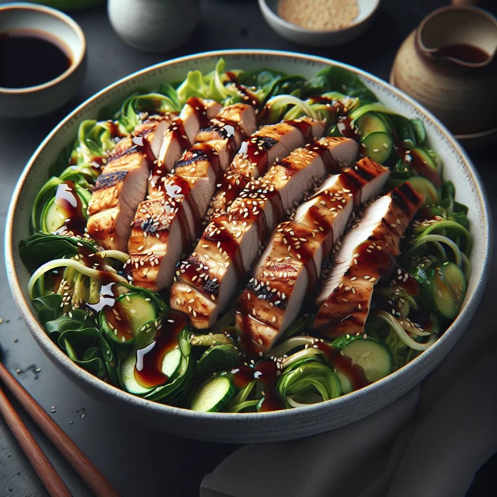 Salade de Poulet et Sésame