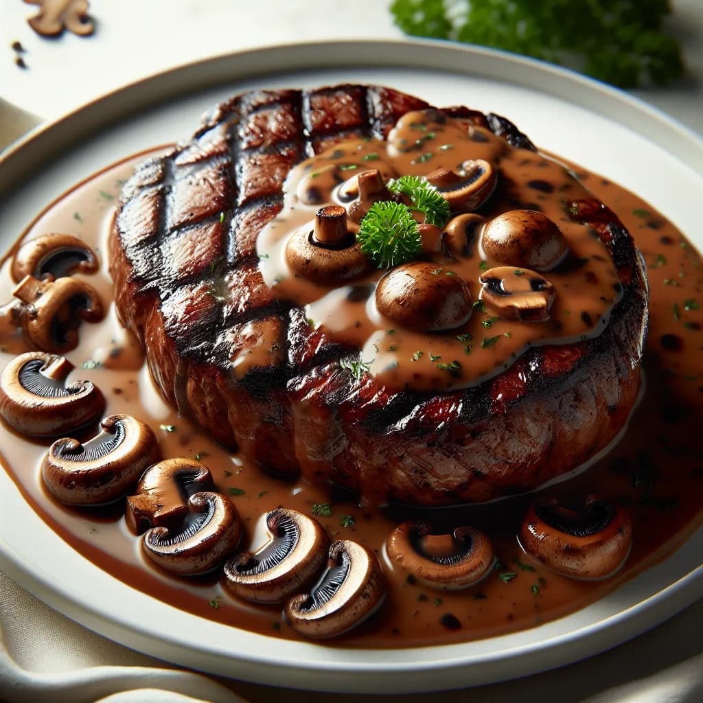 Salisbury Steak with Mushroom Gravy