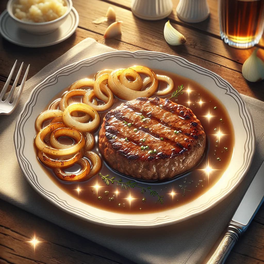 Salisbury Steak with Onion Gravy