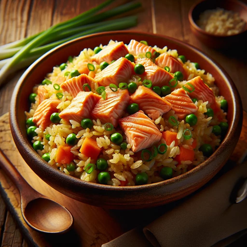 Salmon Fried Rice