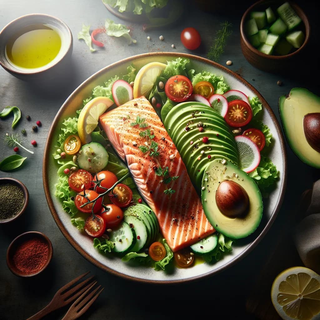 Salmon and Avocado Salad