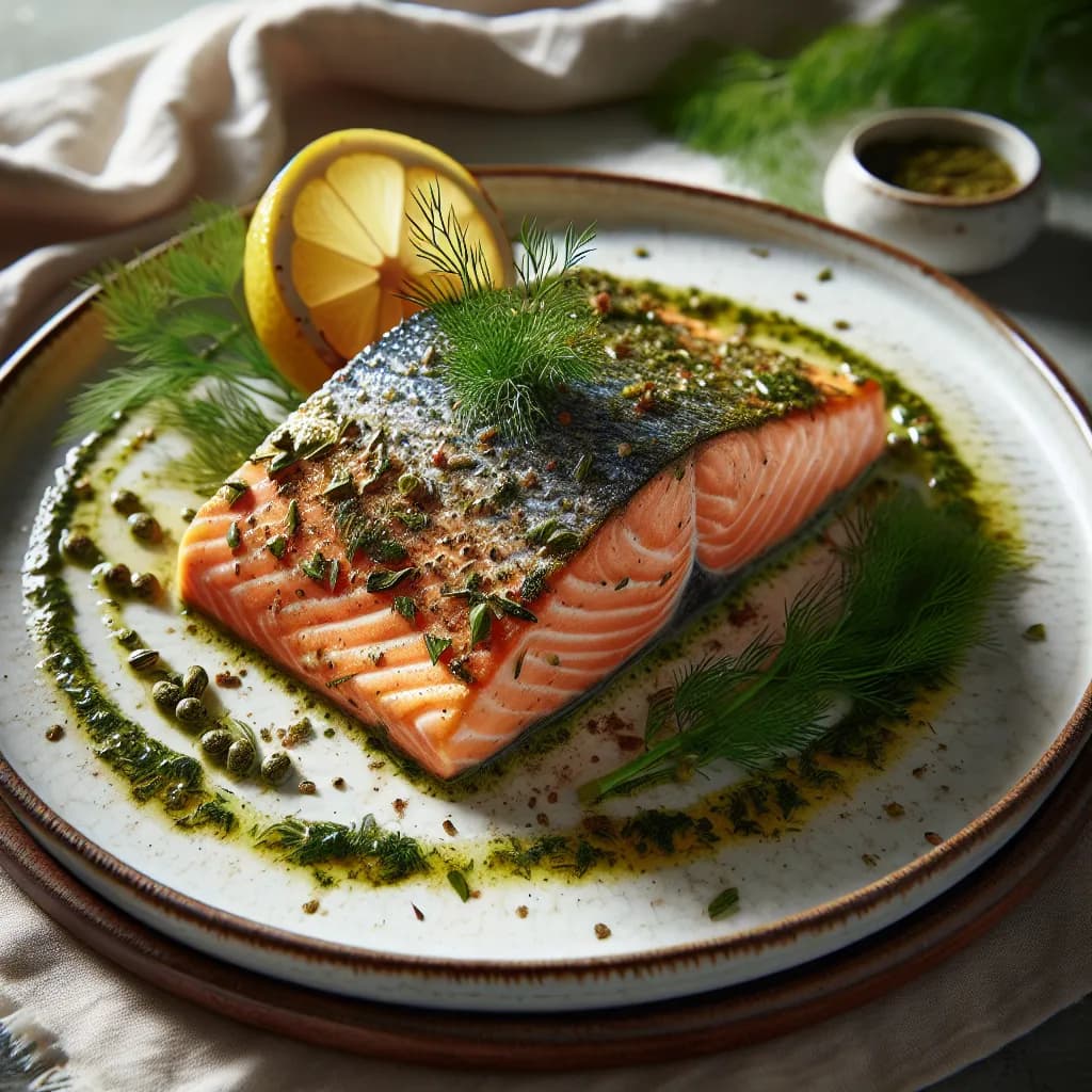 Salmone al Forno con Erbe
