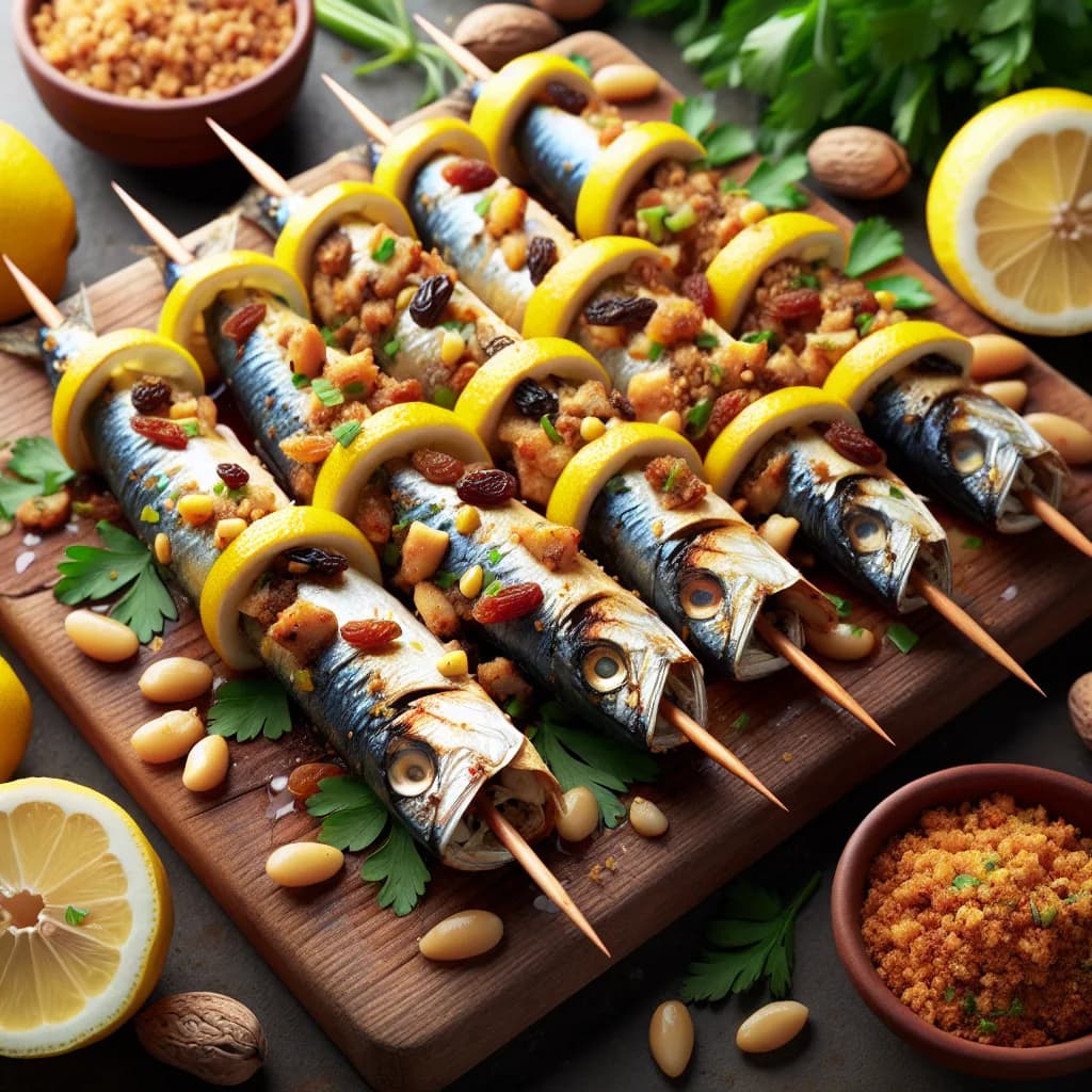 Sarde a beccafico