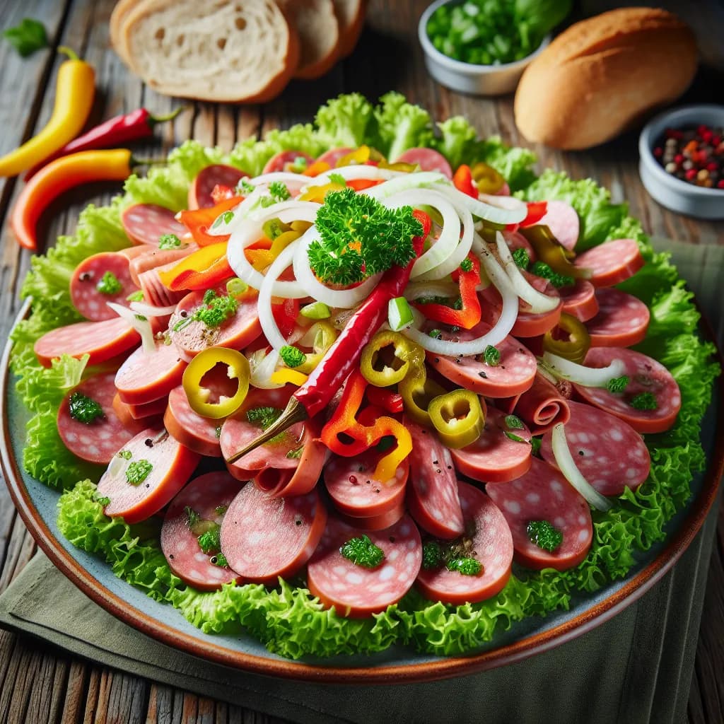 Saure Extrawurst Salat
