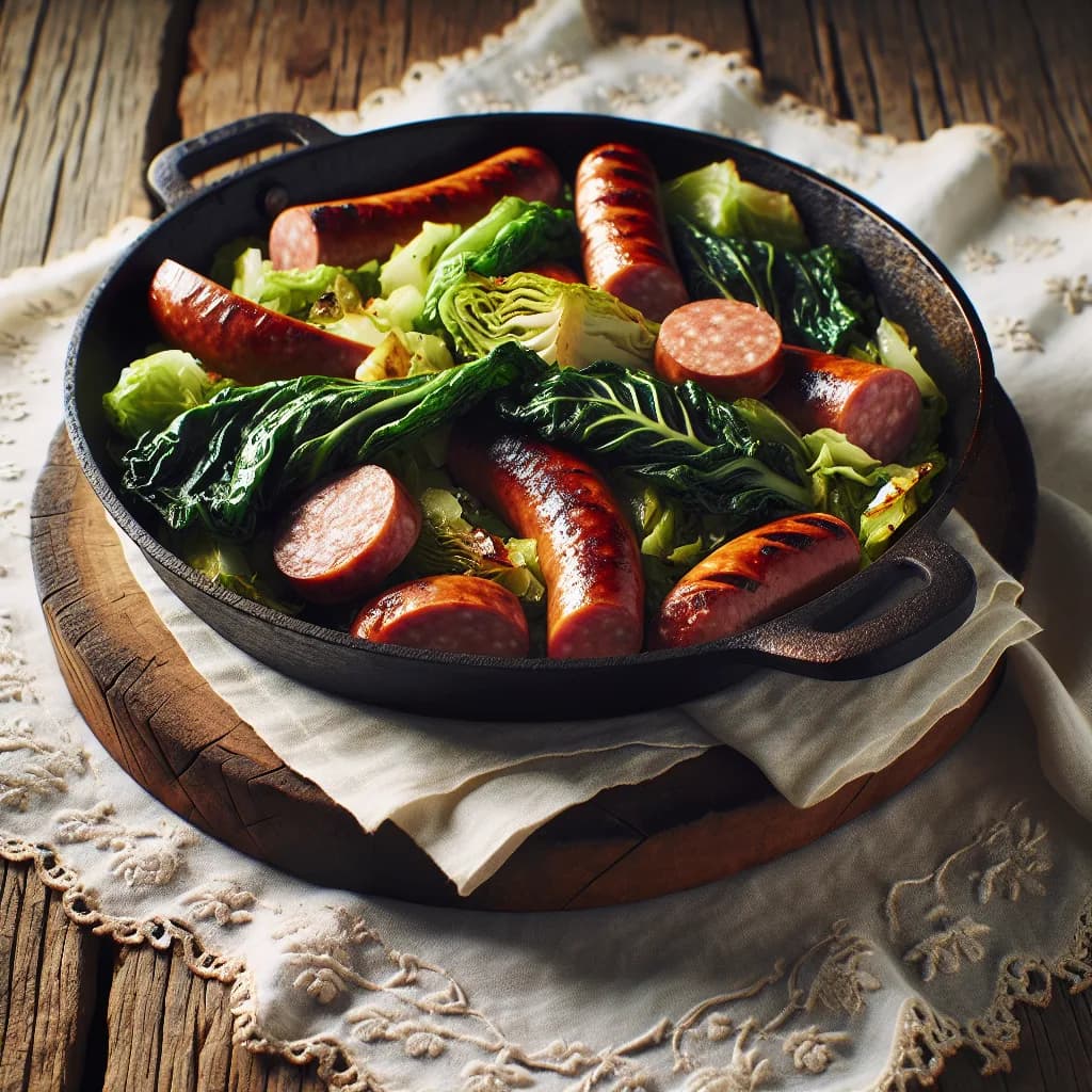 Sausage and Cabbage Skillet