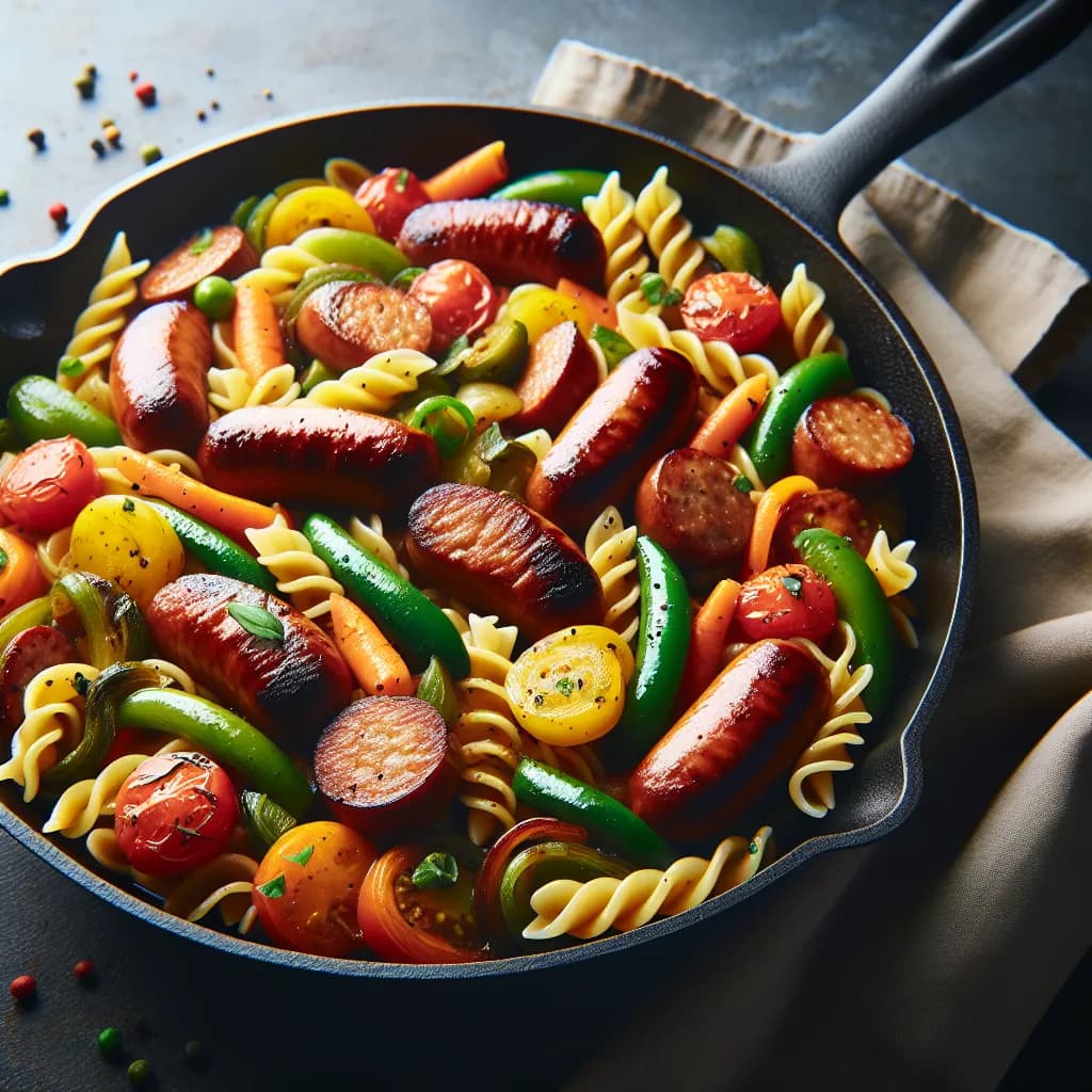 Sausage and Pasta Skillet