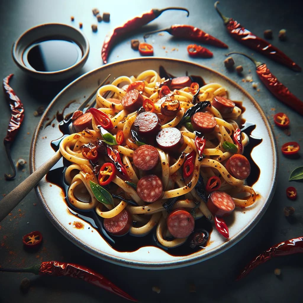 Sausage and Pepper Pasta