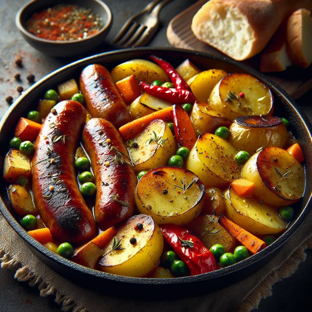 Sausage and Potato Bake