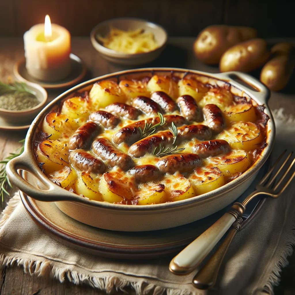 Sausage and Potato Bake