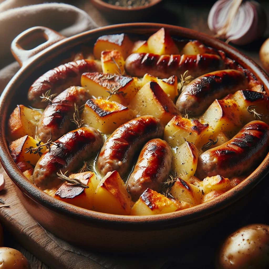 Sausage and Potato Bake