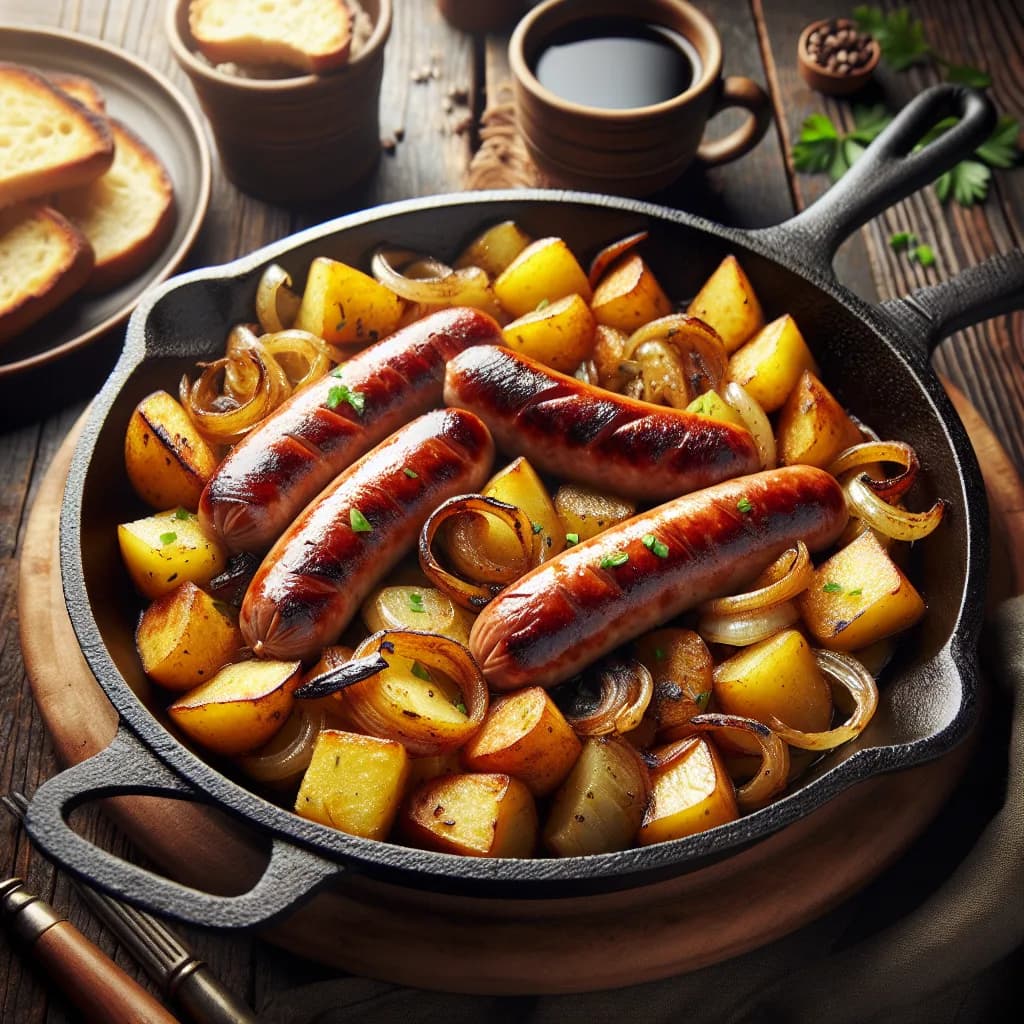 Sausage and Potato Breakfast Skillet
