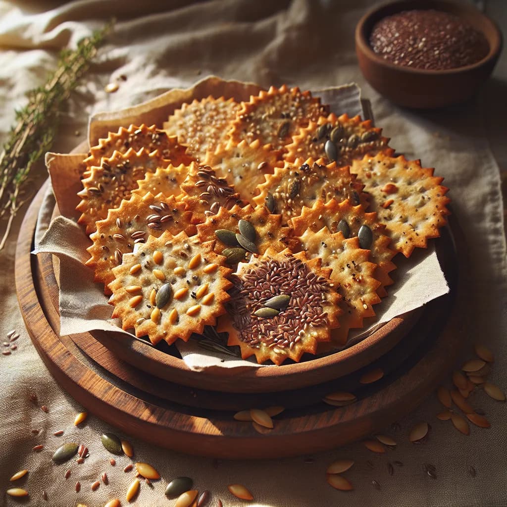 Savory Seed Crackers