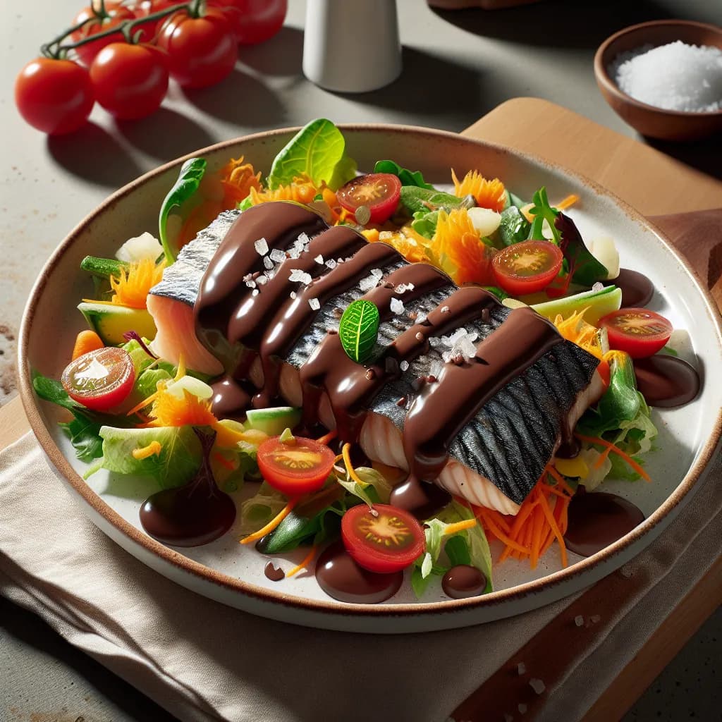 Schokoladen-Fisch-Salat