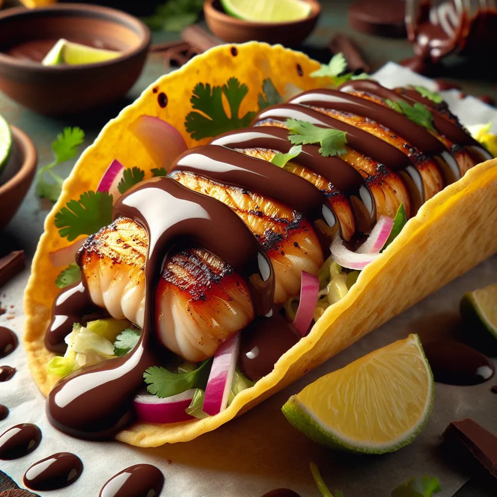 Schokoladen-Fisch-Tacos