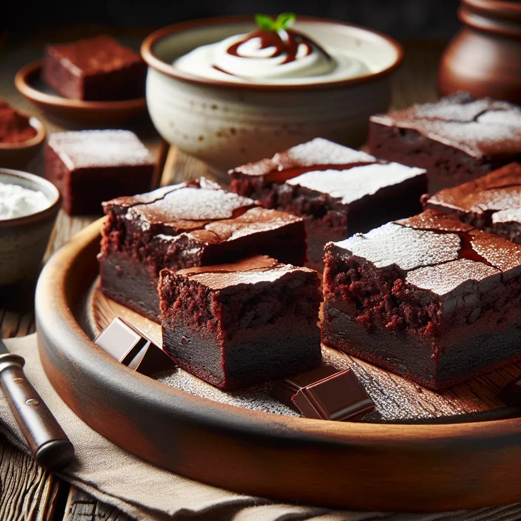 Schokoladen-Quark-Brownies