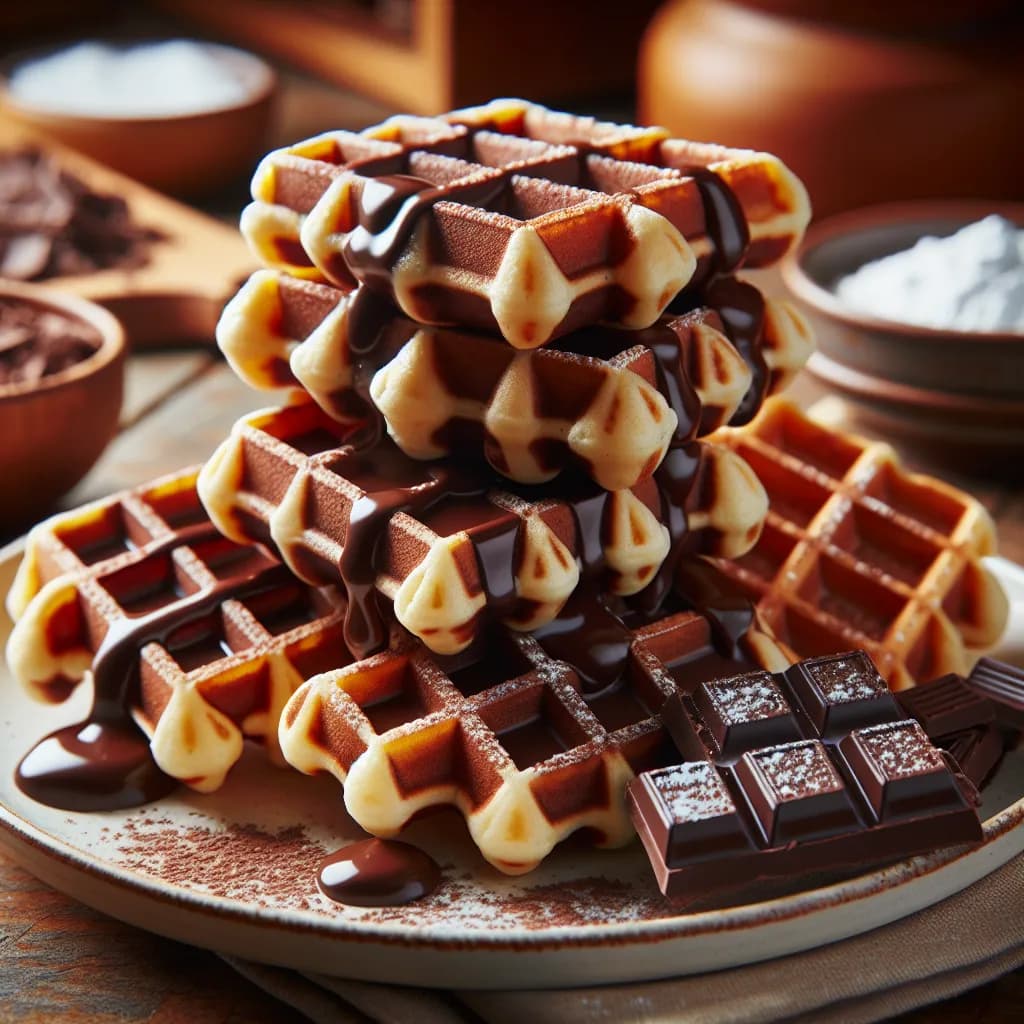 Schokoladenwaffeln