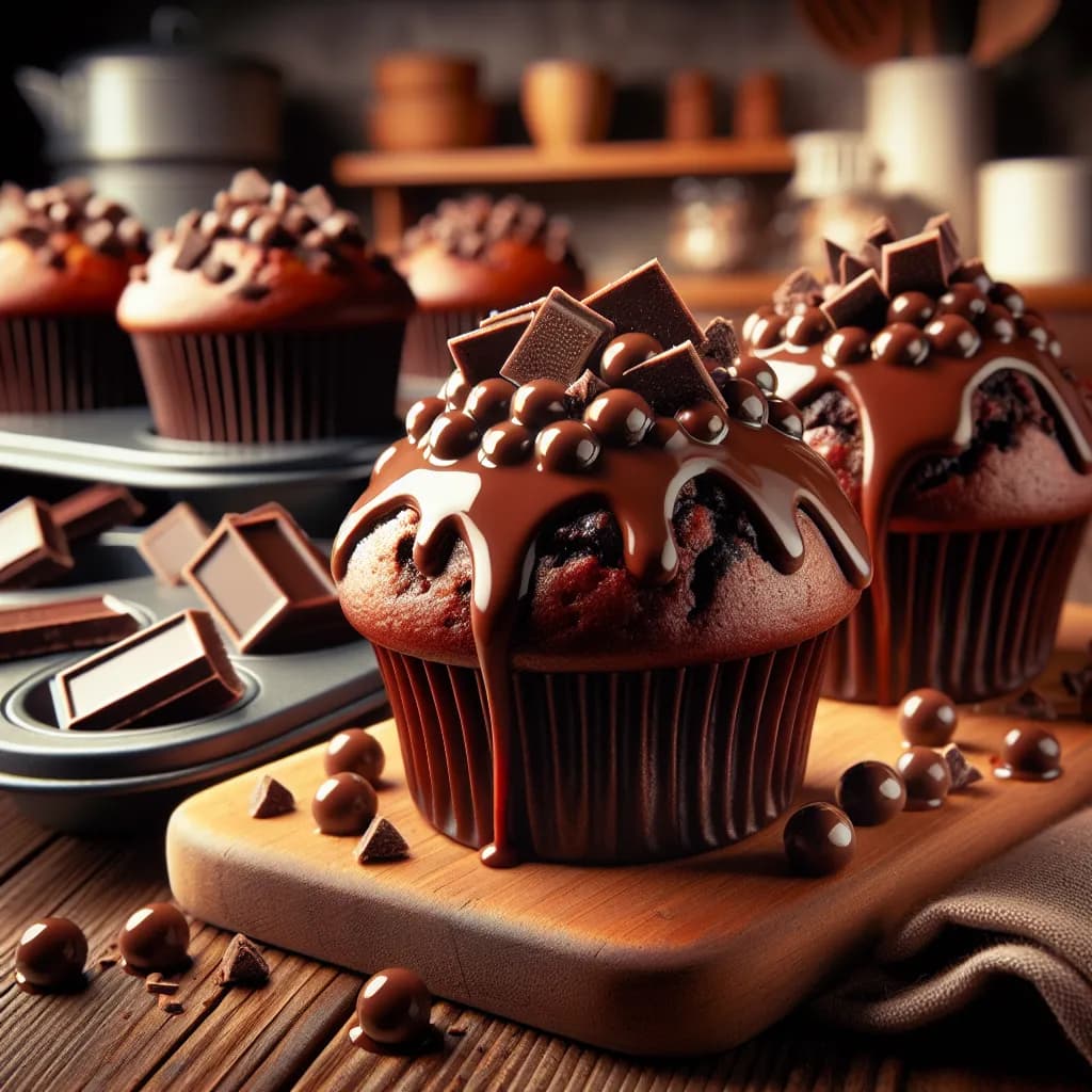 Schokomuffins mit Schokodrops