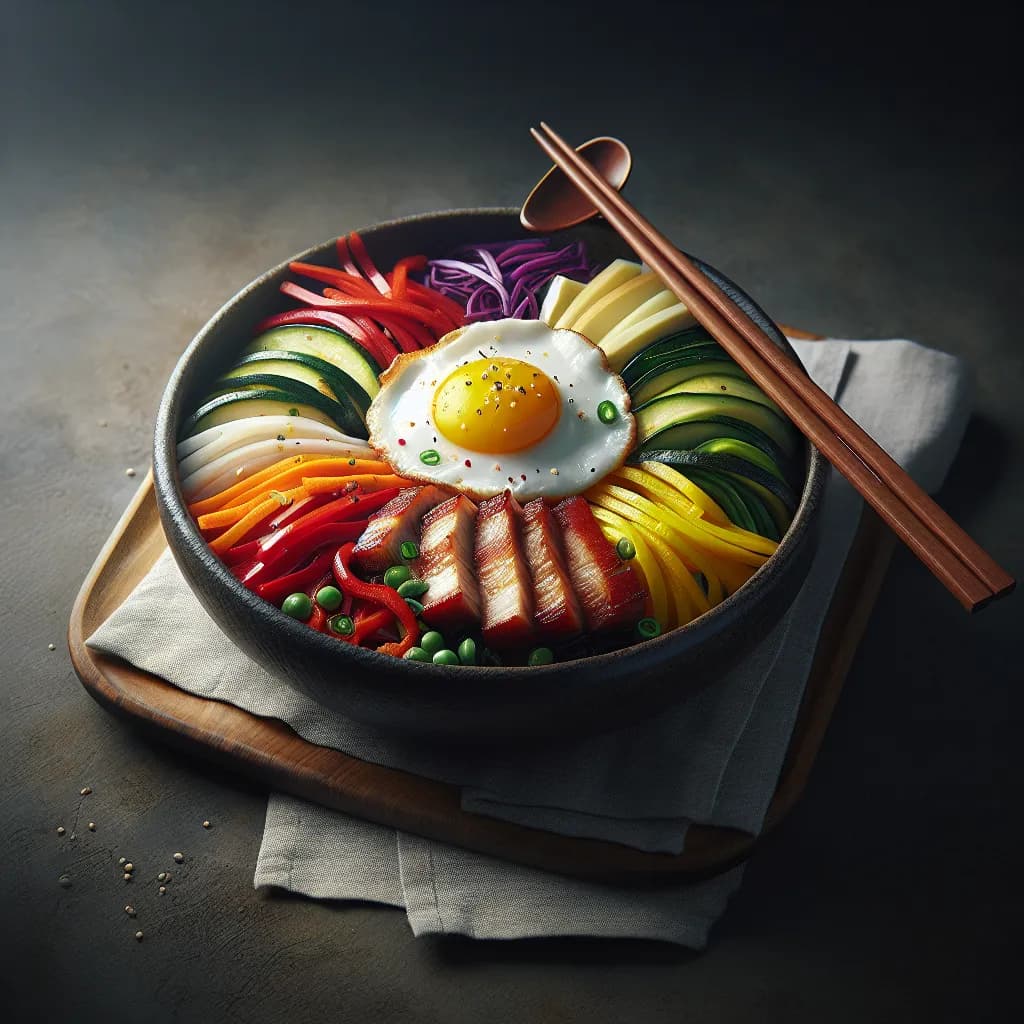 Schweinefleisch Bibimbap