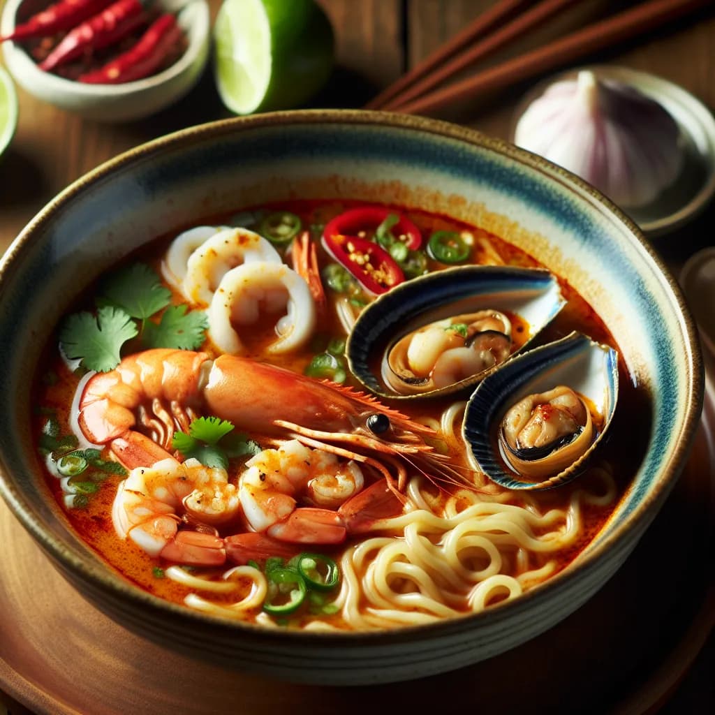 Seafood Birria Ramen