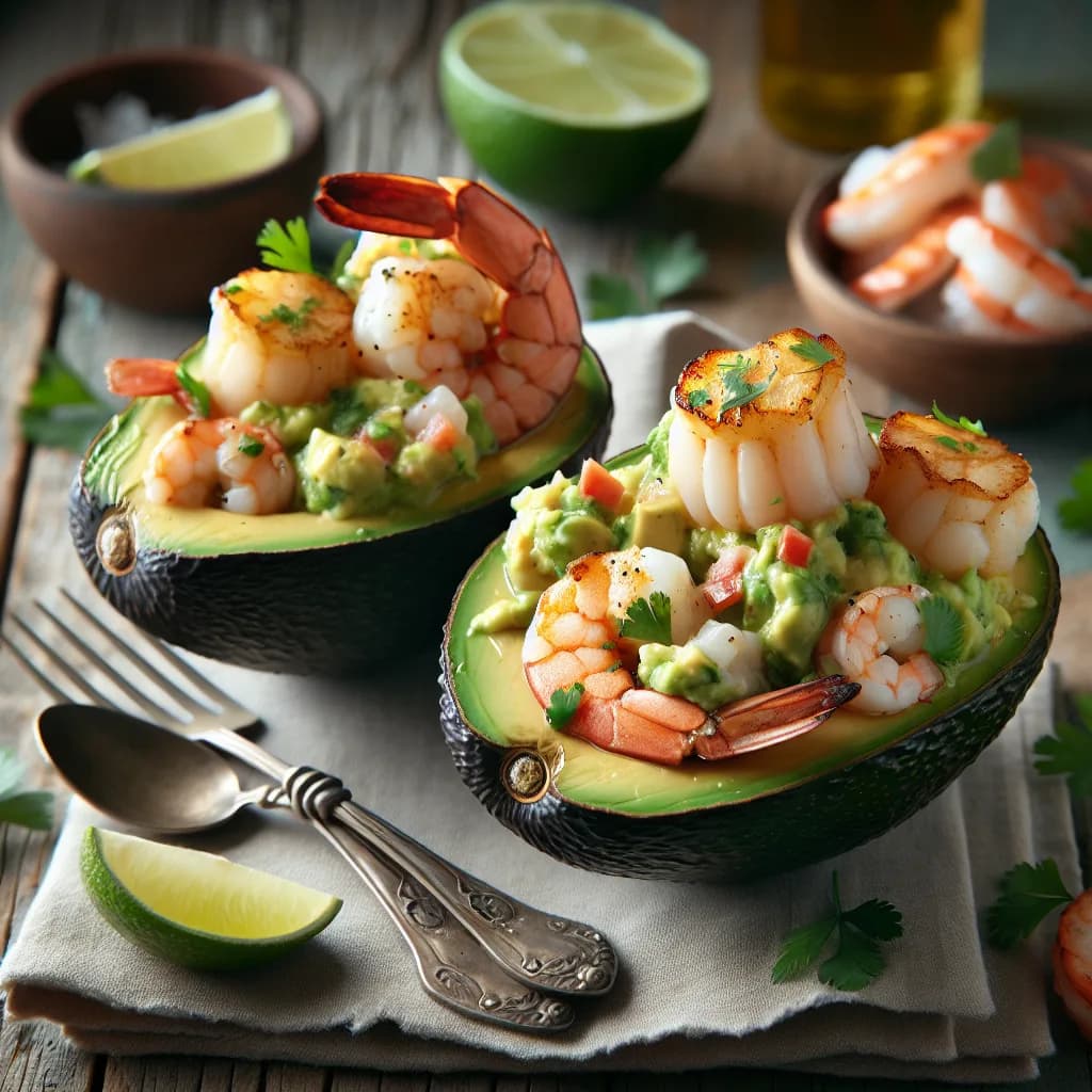 Seafood Stuffed Avocados