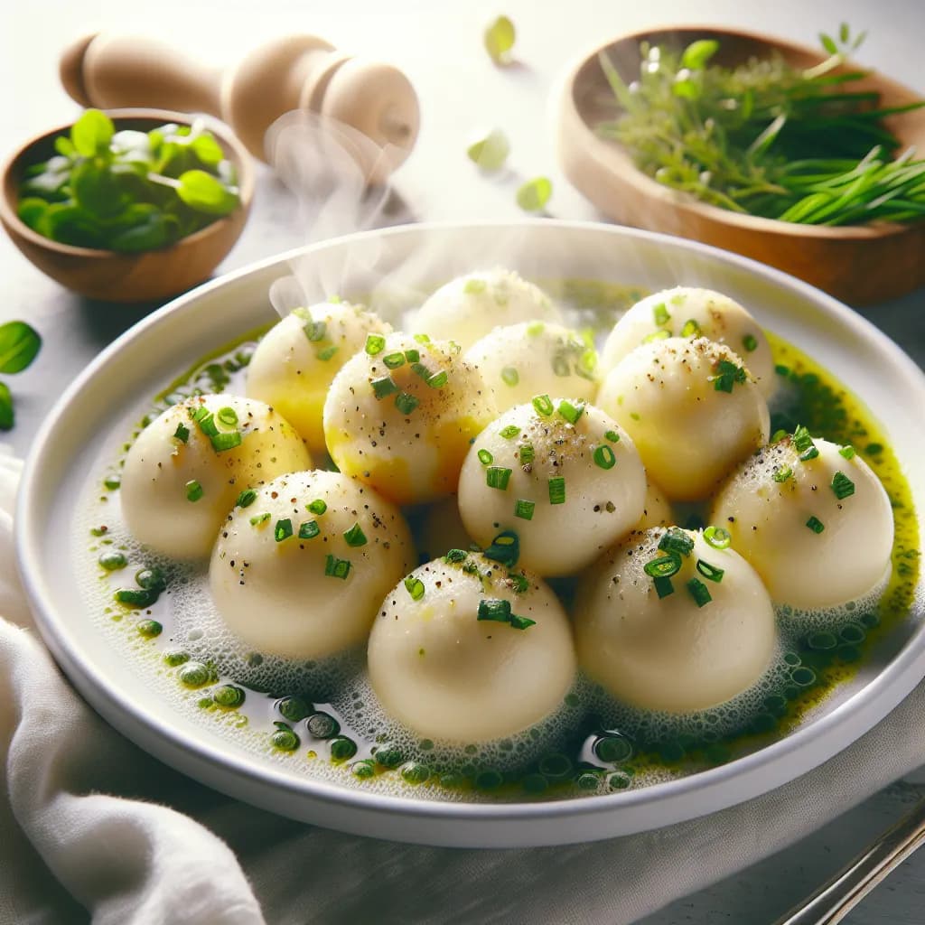 Semmelknödel mit Kräutern