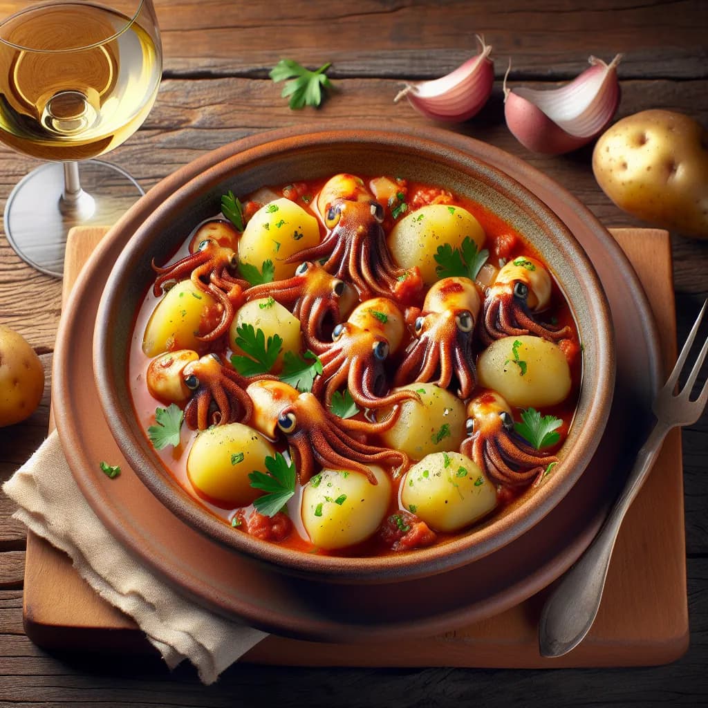 Seppioline in Umido con Patate