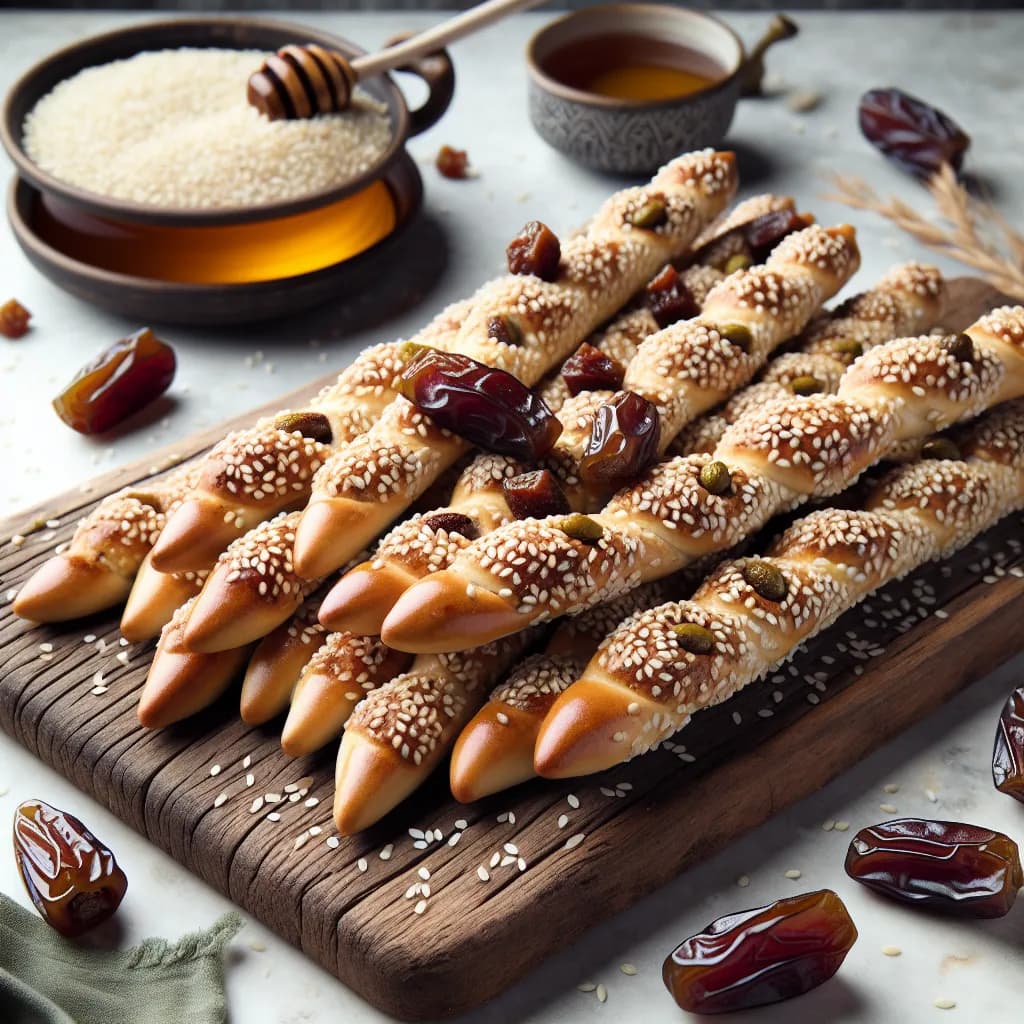 Sesame Date Bread Sticks