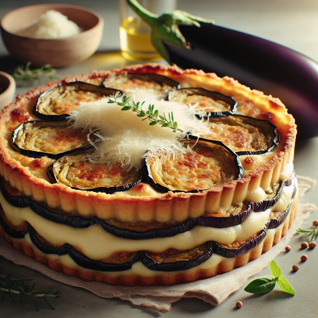 Sformato di Melanzane e Formaggi