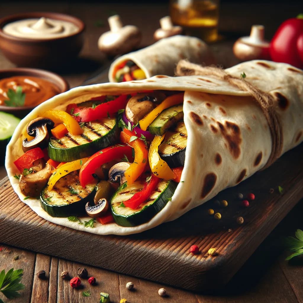 Shawarma vegetariană