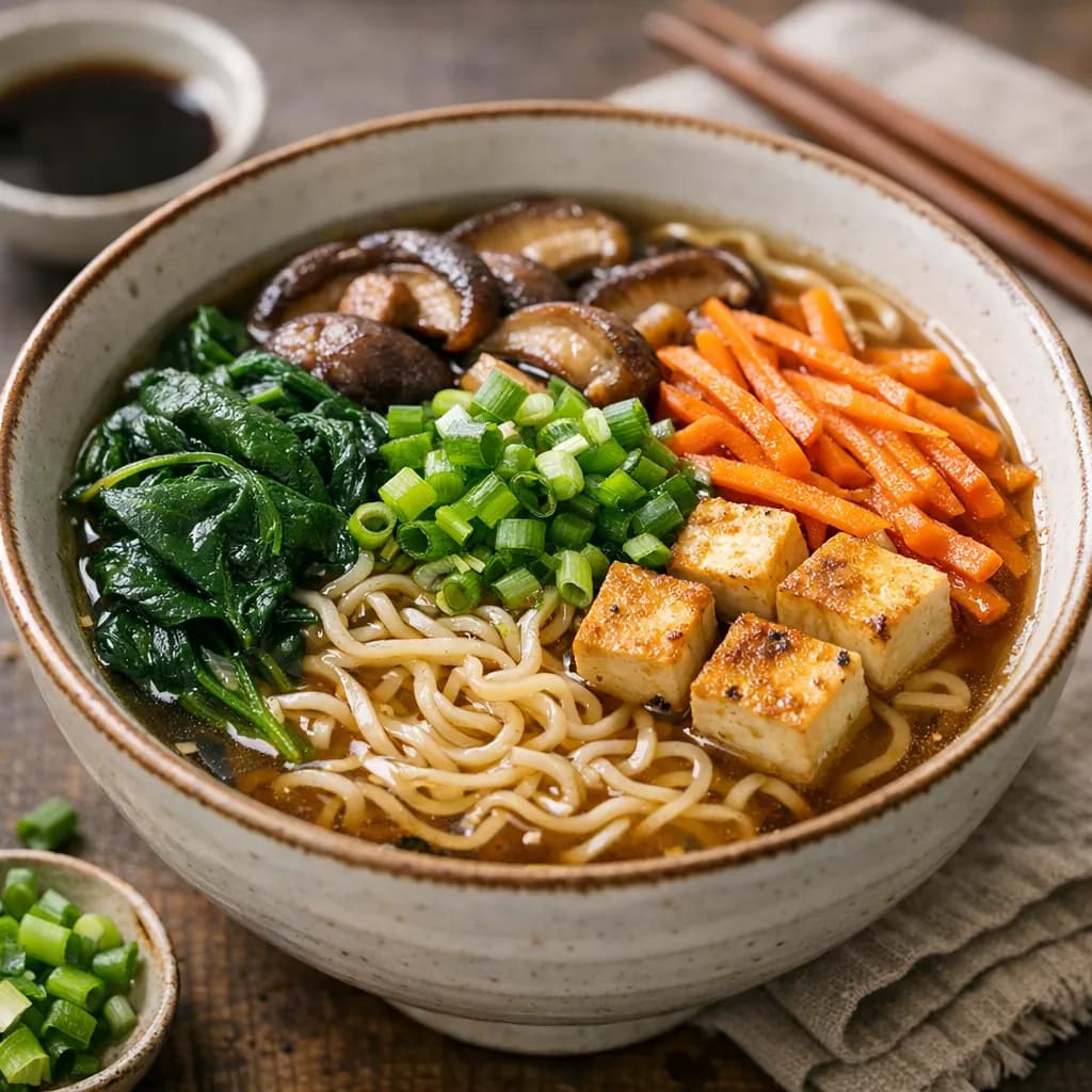 Shoyu Veggie Ramen