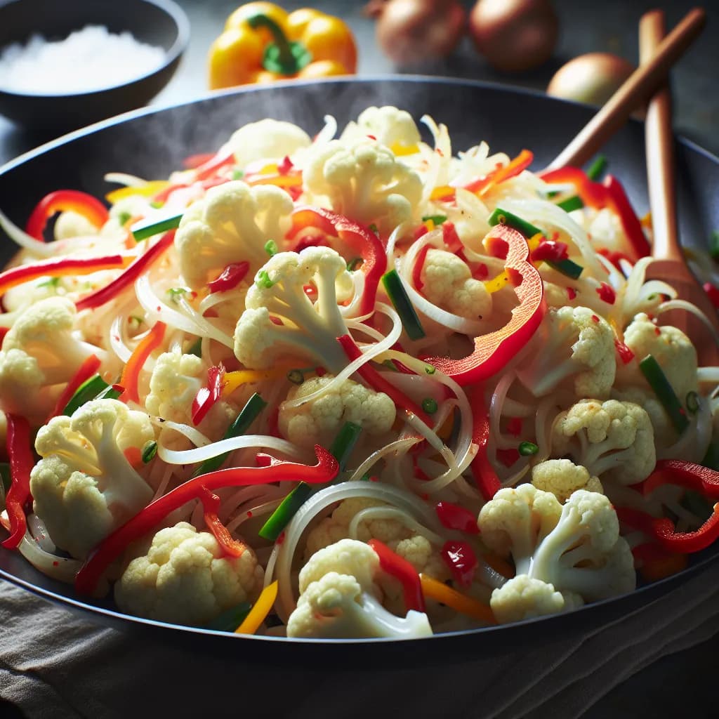 Shredded Cauliflower Stir-Fry
