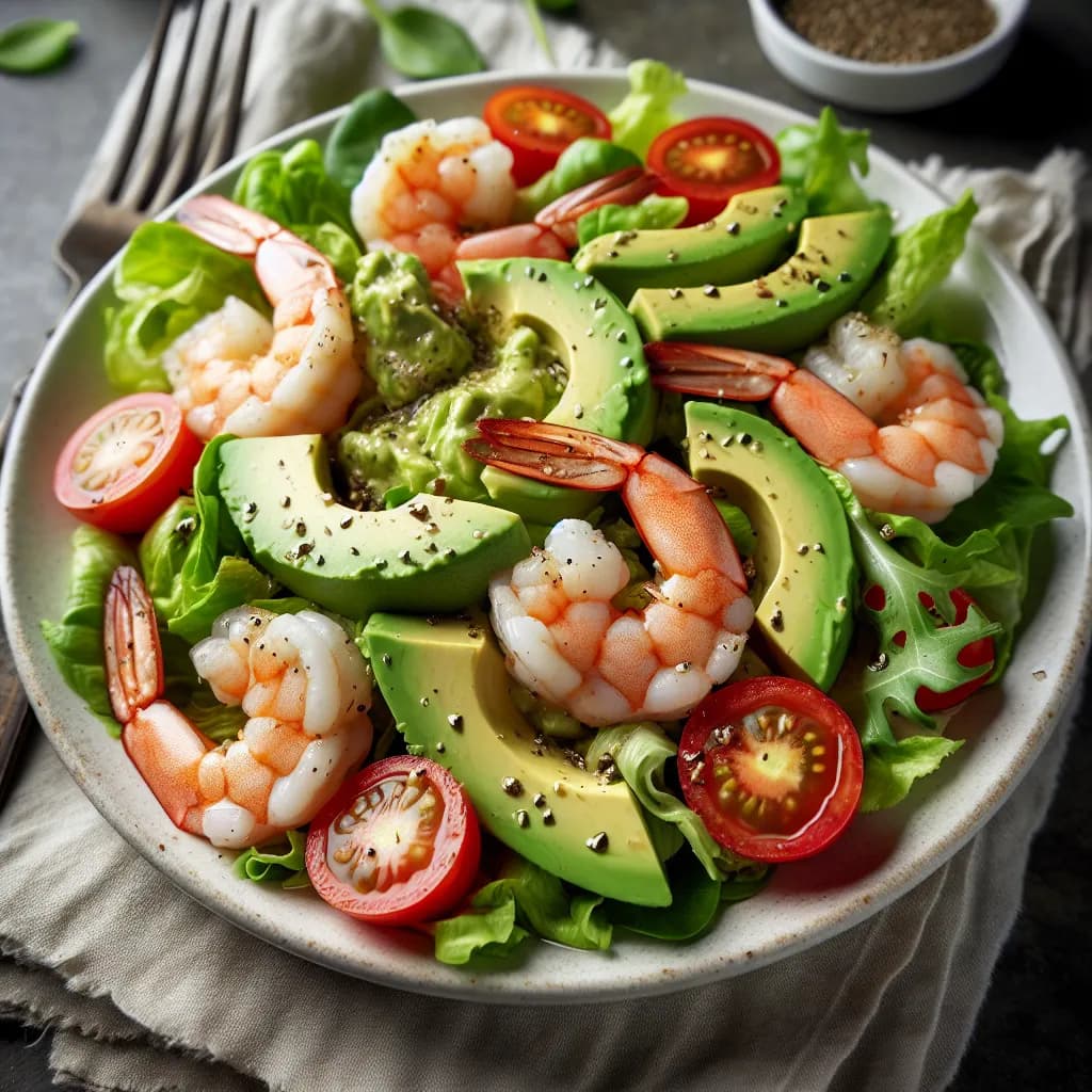 Shrimp and Avocado Salad