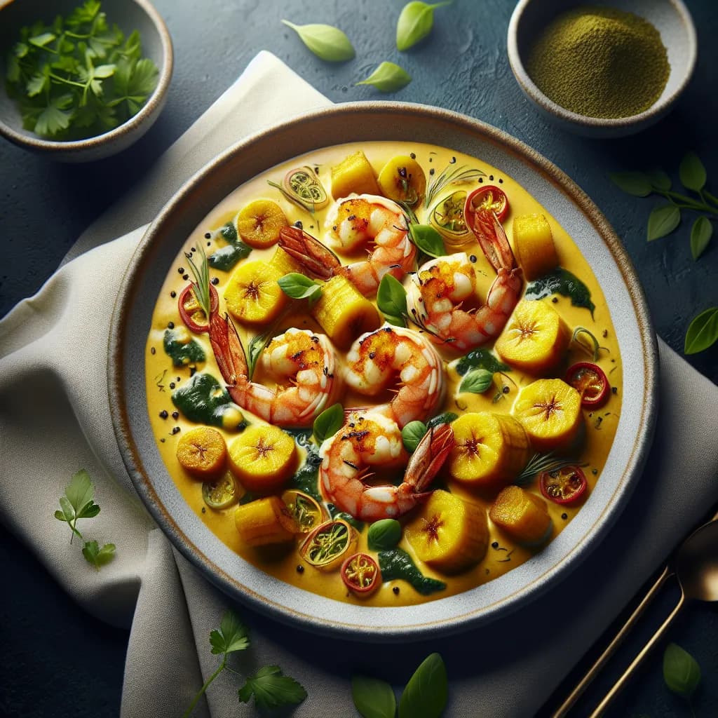 Shrimp and Plantain Curry